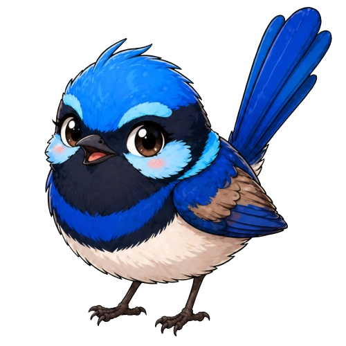 Superb fairywren — Malurus cyaneus